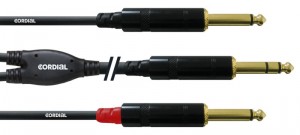 Kabel adaptér Y Cordial  CFY 3 VPP